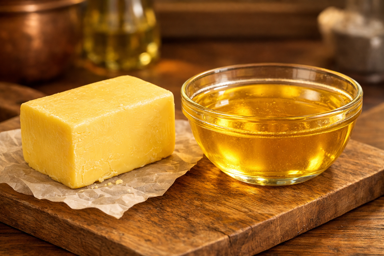 Tereyagi ve sade yag - baklava pisirme yag cesitleri